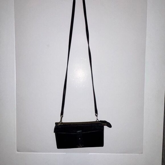 Kate Spade Laurel Way Winnie Crossbody Clutch Wallet Organizer Purse Bag Black - Picture 3 of 8